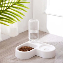 Corner Dog Bowl Pet Automatic Feeder Dog Cat Drinking Bowl For Dog Water Drinkin - £20.55 GBP