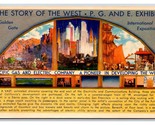 P G and E Exhibit Golden Gate Expo San Francisco CA UNP Chrome Postcard V10 - $3.91