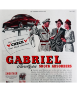 1947 Gabriel Shock Absorbers Advertisement Aerotype Automobilia Supply D... - $442.54 MXN