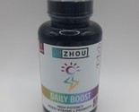 *1* Zhou Nutrition, Daily Boost, 30 Vegetarian Capsules Exp 04/2024 - $16.92