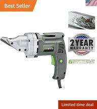 Electric Metal Cutting Shear 4 Amp - 14-Gauge Swivel-Head for Precision ... - $106.89