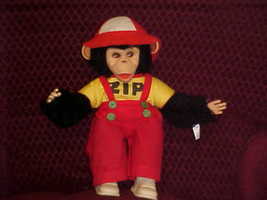 15&quot; Vintage Zippy Monkey Plush Toy With Outfit and Squeaker By Rushton Company - £273.78 GBP