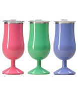 ORCA Poco Pink Jade Violet 3 Pack 17 oz Insulated Stainless Steel Cups W/ Lid - $83.60 CAD