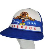 Vtg Disney MGM Studios Snapback Mesh Trucker Hat 1987 Metro Goldwyn Maye... - $34.99