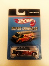 Hot Wheels Super Chromes Classic Nomad Chrome with Red Flames and Redline Wheels - £11.78 GBP