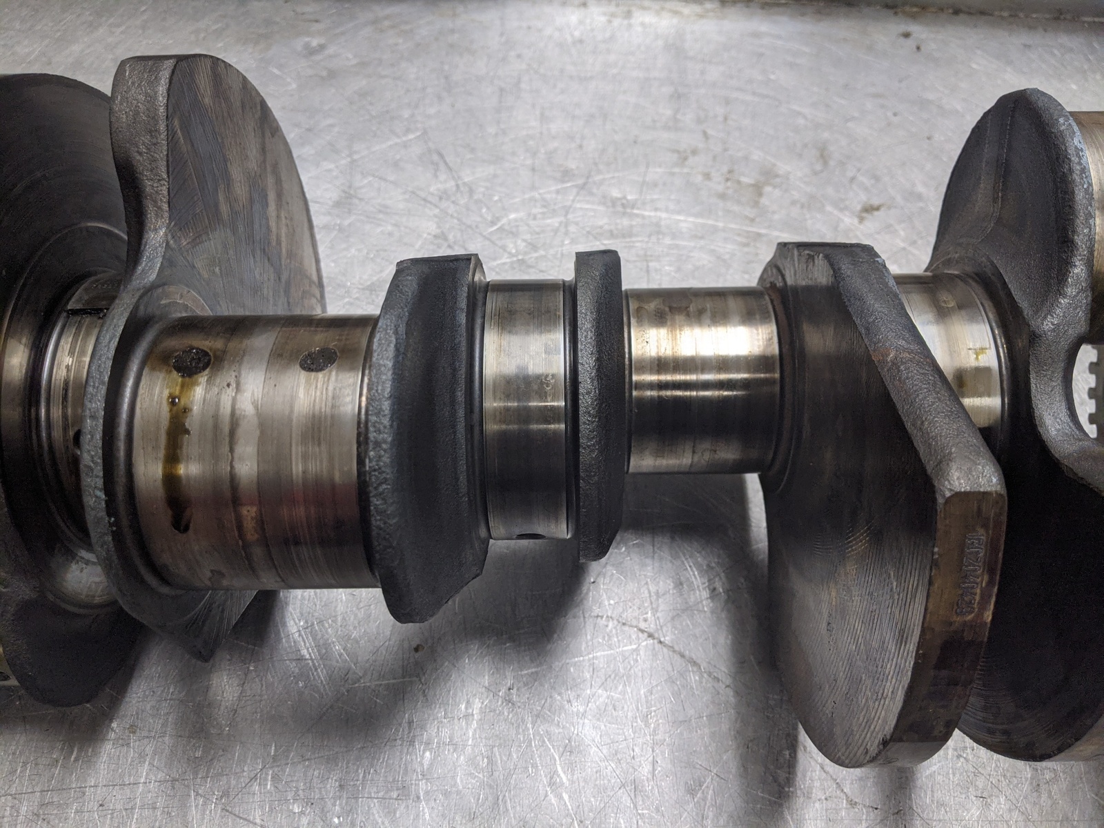Crankshaft Standard For 03-07 Ford F-250 Super Duty  6.0 1839402C1 Diesel Item image 9