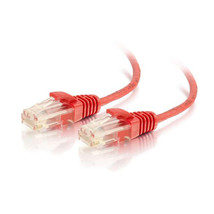 C2G 01169 10FT SLIM CAT6 CABLE UTP RED - $34.12