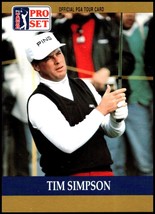 Tim Simpson 1990 Pro Set Pga Tour Card # 75 - £0.40 GBP