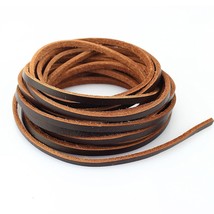 Heavy Duty Strong 4 Mm Genuine Leather Cord Braiding String For Jewelry... - $16.14