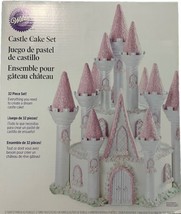 Wilton Castle Cake Set Complete 32 Pieces Romantic Fairy Tale Princess Kingdom - £35.30 GBP