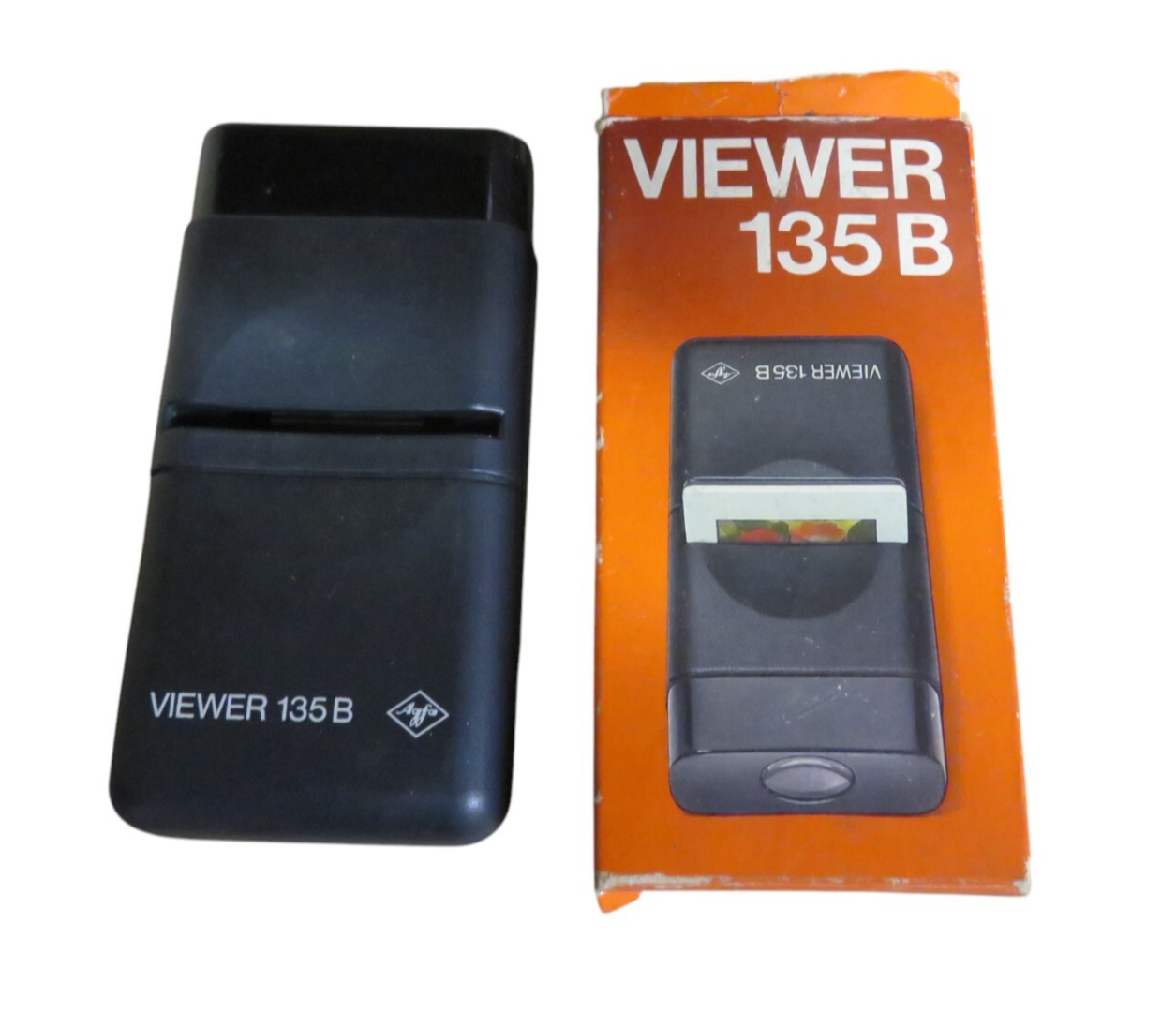 VINTAGE AGFA MODEL 135B SLIDE VIEWER W ORIGINAL BOX - $9.85