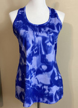 Lukka Tie Dye Athletic Tank Top Sz M Stretch Shirt Form Fitting Racerbac... - $241.80 MXN