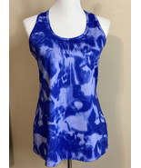 Lukka Tie Dye Athletic Tank Top Sz M Stretch Shirt Form Fitting Racerbac... - €11,25 EUR