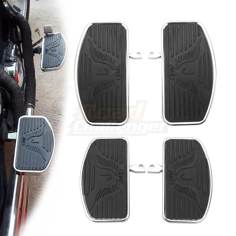 Motorcycle Adjustable Foot Pegs Footrest Wide Floorboard Footboards For ... - $59.75+