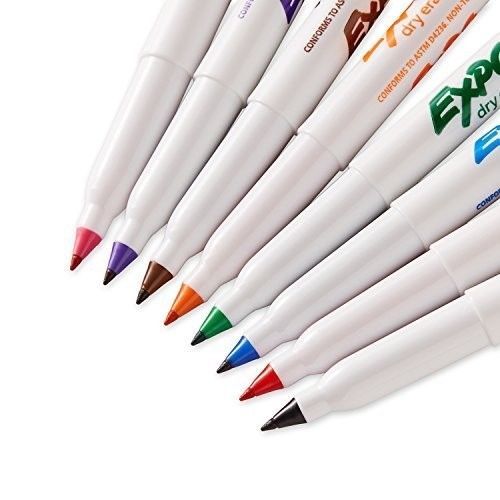 Dry Erase Marker Set High Quality Low Odor Assorted Colors Fine Tip 8-Pack - $13.87