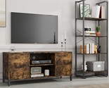 Novilla Tv Stand For Tvs Up To 50 Inches, Modern Barn Door Entertainment... - £93.71 GBP