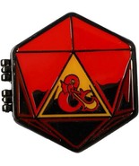 Dungeons &amp; Dragons Game Ampersand Logo Hexagon Hinged Metal Enamel Pin U... - £7.66 GBP