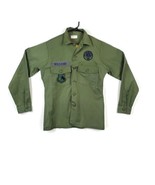 US Military Shirt Mens 15.5x35 Green Utility Dura Press OG 507 Combat Vt... - £31.30 GBP