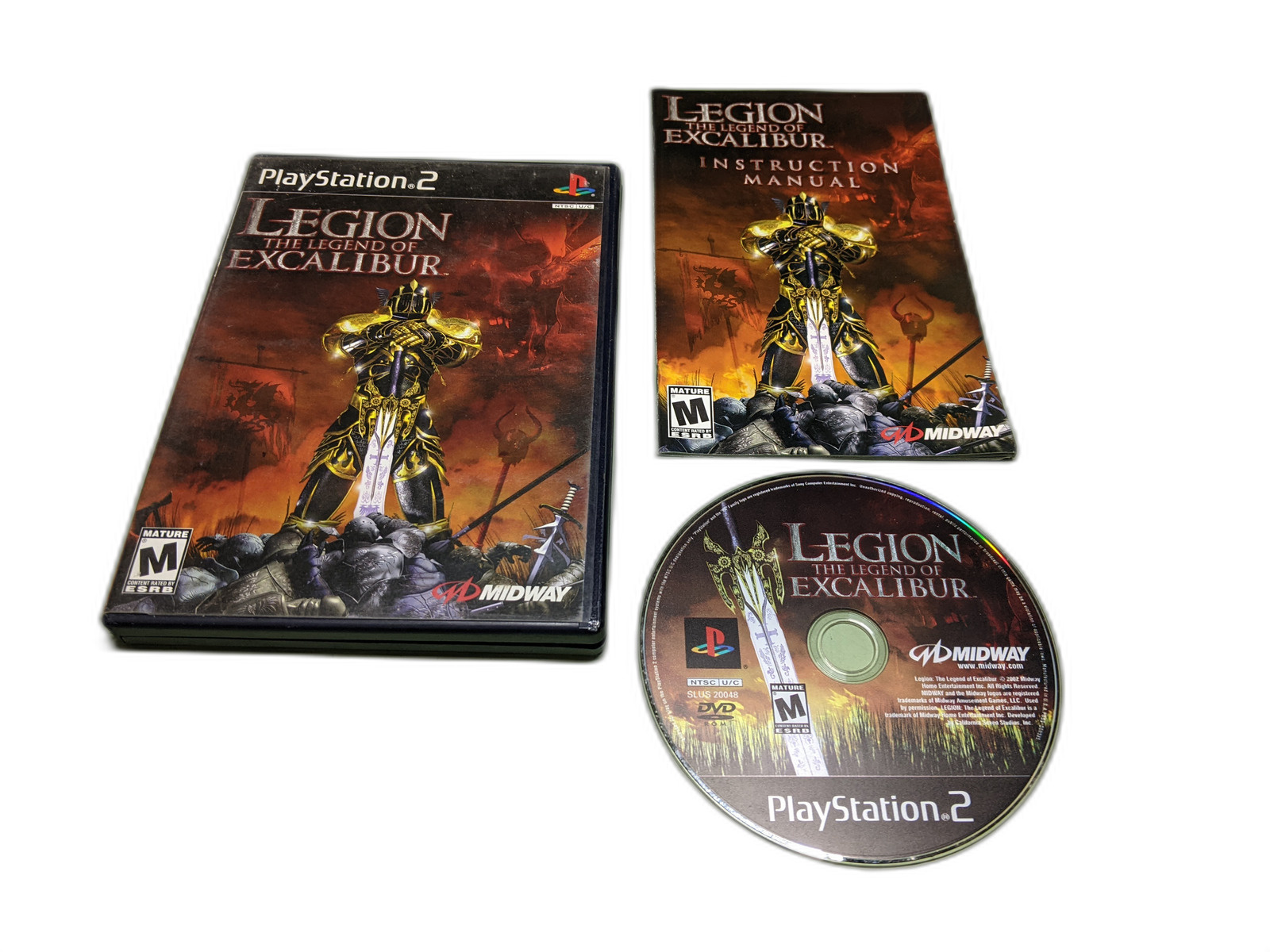 Legion Legend of Excalibur Sony PlayStation 2 Complete in Box - $5.70