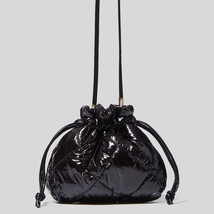 D feather bags fashion down padded nylon handbag female string crossbody shoulder totes thumb200