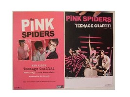 The Pink Spiders 2 Sided Poster Teenage Graffiti - £14.15 GBP