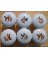 Cabinet Knobs Butterflies Butterfly #1 sm @Pretty@ (6) Insect - £24.92 GBP