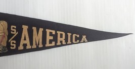 Vintage SS American Souvenir Felt Pennant Flag Banner 25" image 2