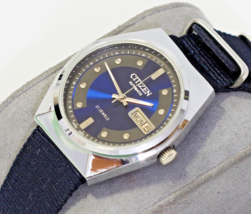 Citizen &quot;Diamond Case&quot; Automatic 21J Men&#39;s Watch - Seller Refurbished - Blue! - £231.81 GBP