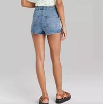 New Women's 12 Super High Rise Jean Shorts Wild Fable image 2