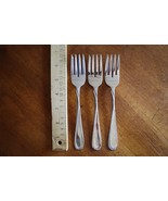 Lot of 3 Oneida Flight Reliance Stainless Salad Forks  6.7  6 3/4 &quot; Made... - $12.30