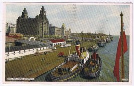United Kingdom UK Postcard Liverpool the Pier Head Dennis - £1.75 GBP