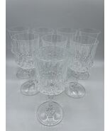 8 Vintage Cristal D&#39;Arques 8 Oz Stemware Goblet Longchamp 7.2 in tall Bs304 - €69,66 EUR