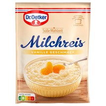 Dr.Oetker Milchreis milky rice pudding VANILLA Style -2 servings-FREE SH... - $8.90