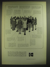 1974 Kodak Corporation Ad - Since these persons are Kodak engineers - $18.49