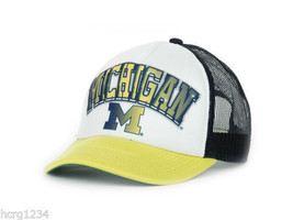 Michigan Wolverines NCAA In the Paint Mesh back Adjustable Foam Trucker Cap Hat - £14.25 GBP