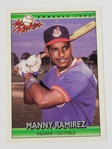 1992 Manny Ramirez Donruss Rookie Card Rc Mlb Baseball Vintage Cleveland # 98 - £3.89 GBP