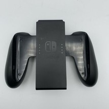 Used NINTENDO HAC-011 Switch Joycon Controller Black Comfort Grip OEM - $14.00