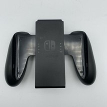 Used Nintendo HAC-011 Switch Joycon Controller Black Comfort Grip Oem - £11.19 GBP