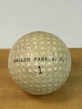 Vintage Shiloh Park Course Logo Golf Course - Vulcanized  - RARE GOLF BA... - $14.85