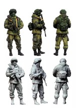 1/35 Resin Model Kit Modern Russian Soldiers Green Men Unpainted - £7.36 GBP