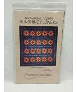 Innovations Sunshine Flowers 93&quot; X 99&quot; Quilt Pattern - $13.39 CAD