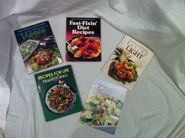 Qty 5 Bundle 3 Hard Back Better Home &amp; Gardens Cookbooks Healthy Choice &amp; 1 More - £15.92 GBP