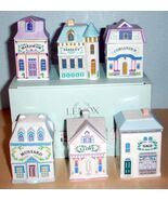 Lenox Spice Village 6 Piece Spice Jar Rustic Set 2nd Edition New In Box - $4,086.15 MXN