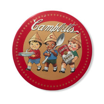 CAMPBELL&#39;S SOUP 1997 Metal Tin with Boys Kids by Olive Can 6.5&quot; x 2.5&quot; - £9.50 GBP