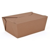Pack of 160 Champ Pak Retro #4 Kraft No Leak Food Container 7.75&quot; x 5.5&quot;... - $1,238.21 MXN