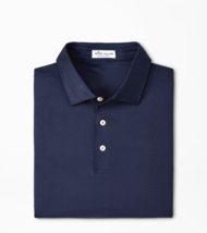 Peter Millar Summer Comfort Dolly Performance Jersey Golf Polo Mens Navy... - $73.45