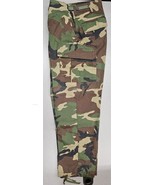 GI Battle Dress Uniform Cargo Pants, Polycotton Camouflage Pants, Waist ... - £19.11 GBP