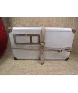 Vintage Aluminum Shipping Box Mailing Container Case Movie Prop Metal St... - £26.54 GBP
