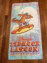 Vintage 90s Y2K Disney World Typhoon Lagoon Lagoona Gator Surfing Beach ... - $35.63