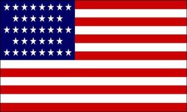 American Flag 36 Stars (1865-1867) - 3x5 Ft - £16.06 GBP